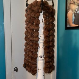 Rabbit fur scarf